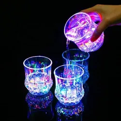 Automatic Water Flashing LED Light Sparkling Water Cups